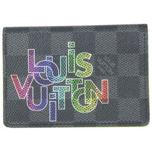 *RARE* Louis Vuitton Virgil Abloh Rainbow Damier Graphite Pocket Organizer Card